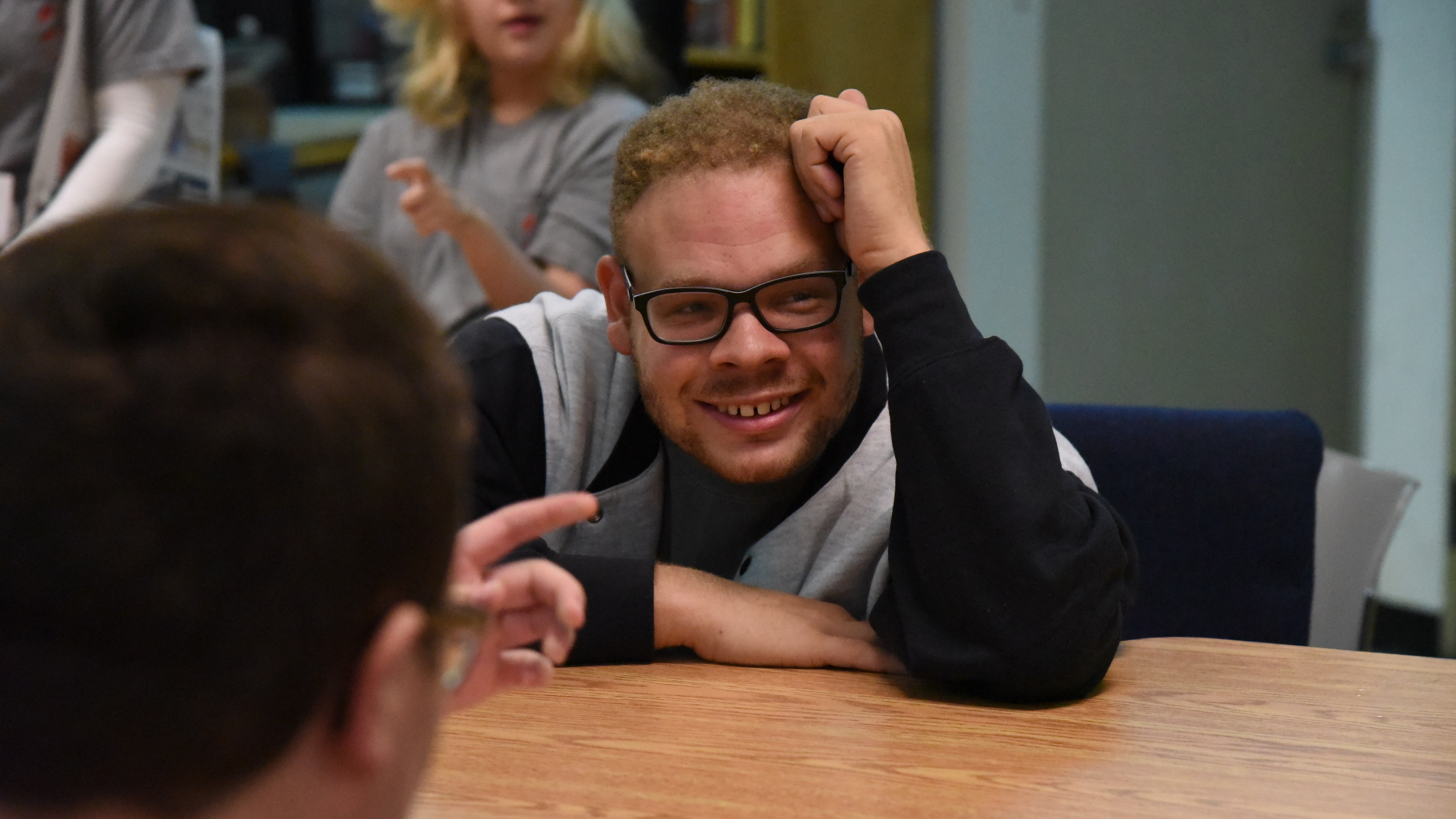 Westen Henry is a senior at Halls High School, one of several schools within KCS where peer tutors help support special education students. 